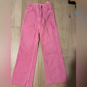 ZARA SOLD OUT PINK JEANS size: 4